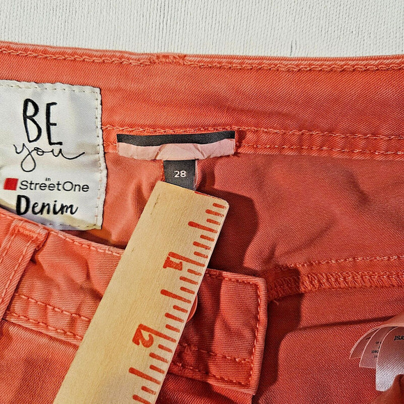 Be You Jeans Women's Size 28 (US 6) Coral StreetOne 5 Pocket - German - Value - Picture 3 of 16